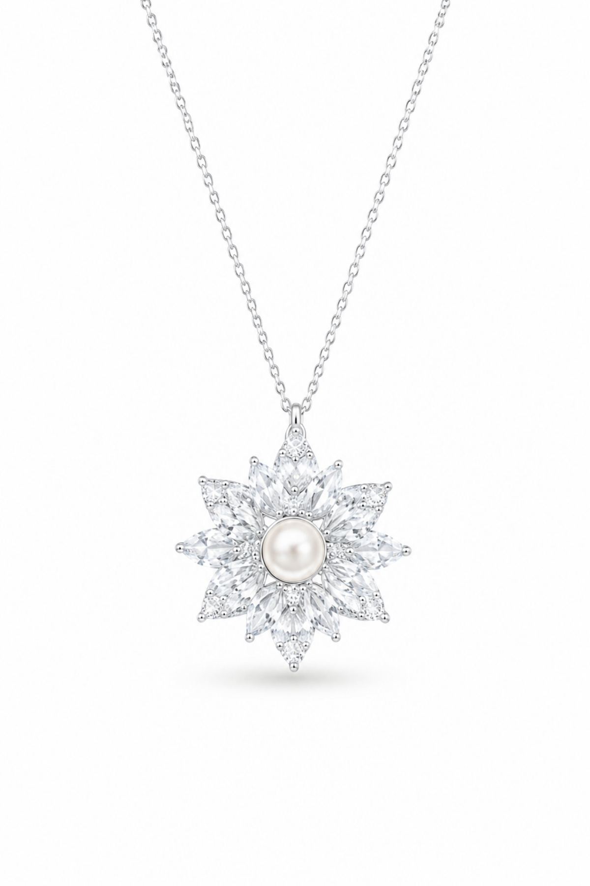 Women's Necklace with Custom Box - White Lotus Women's Necklace with I Love You in 100 Languages