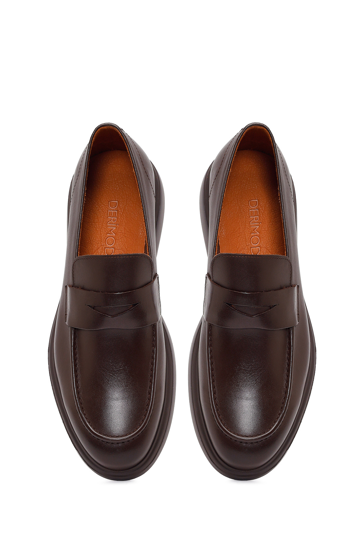 Derimod Erkek Kahverengi Deri Ayakkabı, Casual Loafer 26SFD790118 görsel 5
