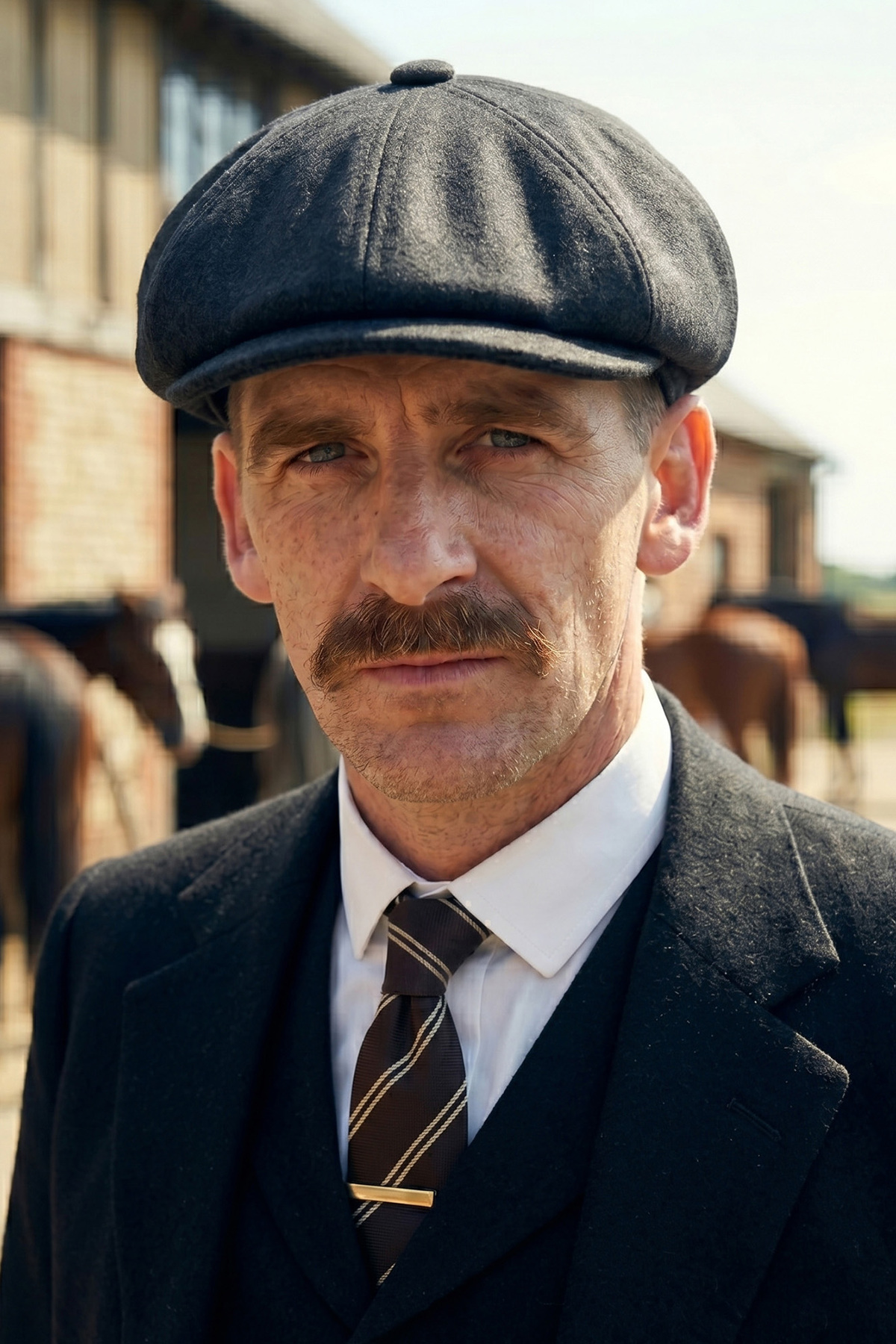 Men's Cap Peaky Blinders Driver Cashmere Hat Beanie Felt Smoked cp224u