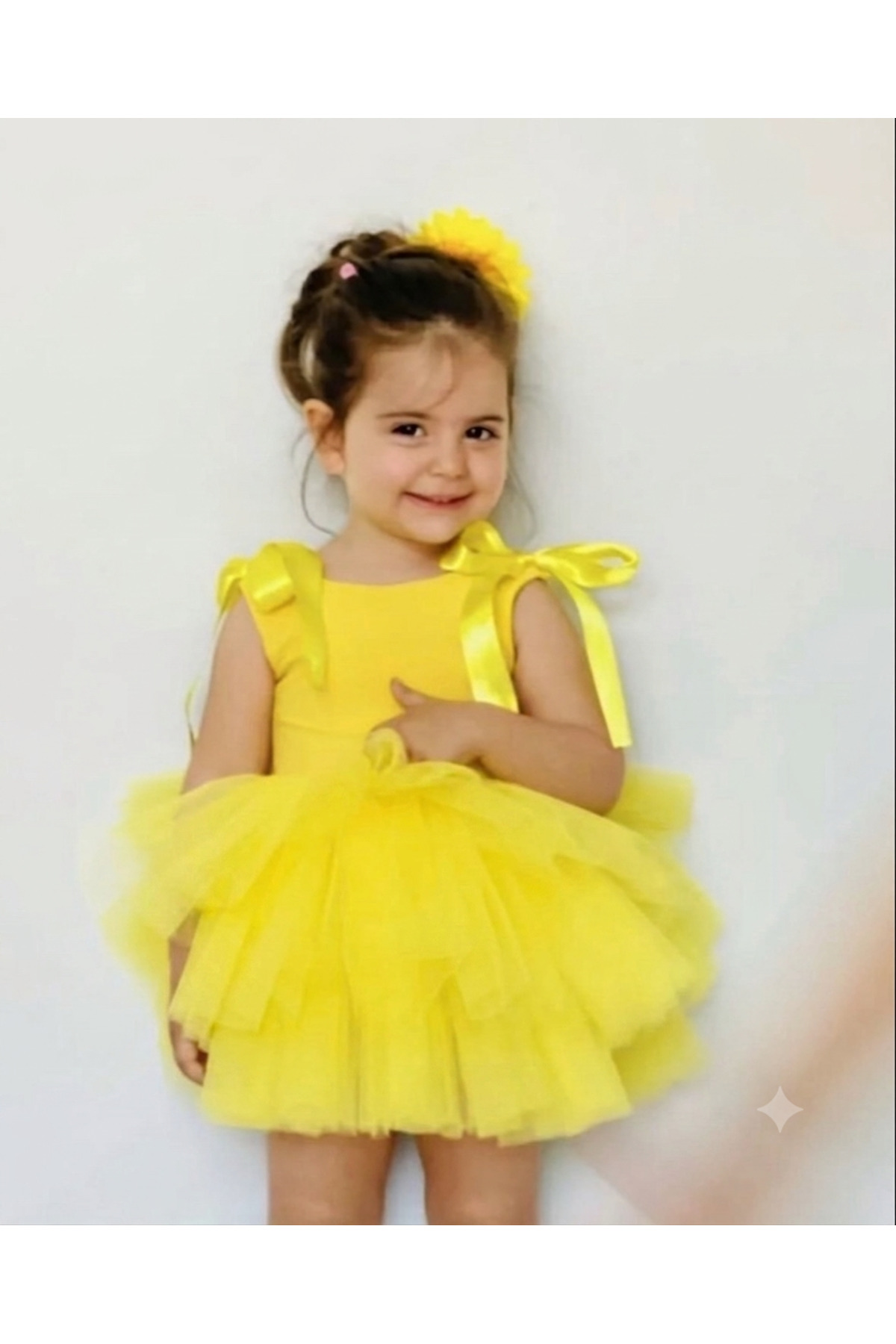 Kokosh kidss Kız çocuk tütülü özel gün doğum günü elbisesi