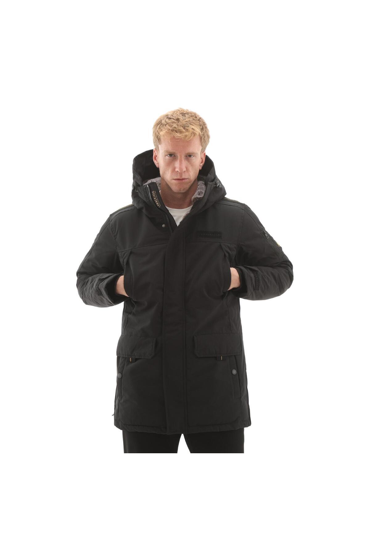 lumberjack 102024162-R 5W Ml Enıgma 3Le-86 5Pr Erkek Mont Siyah görsel 2