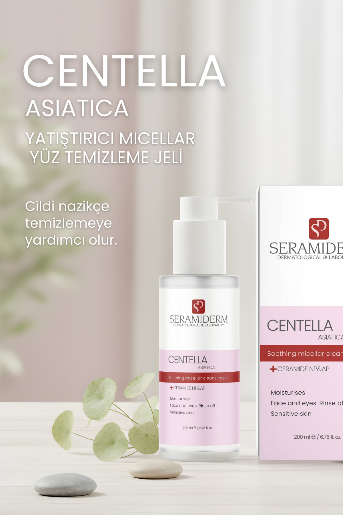 Seramid İçerikli, Nemlendirici, Yatıştırıcı Micellar Yüz Temizleme Jeli 200 ml — YUZTEMIZLEME — تصویر 6 از 6