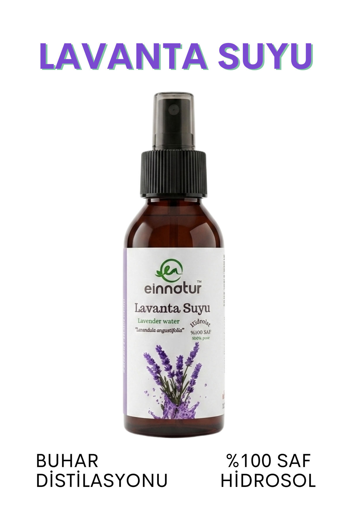 Lavanta Suyu, Lavandula Angustifolia Hidrosol, %100 Saf 2 Adet 100 ml — LS2 — تصویر 2 از 6