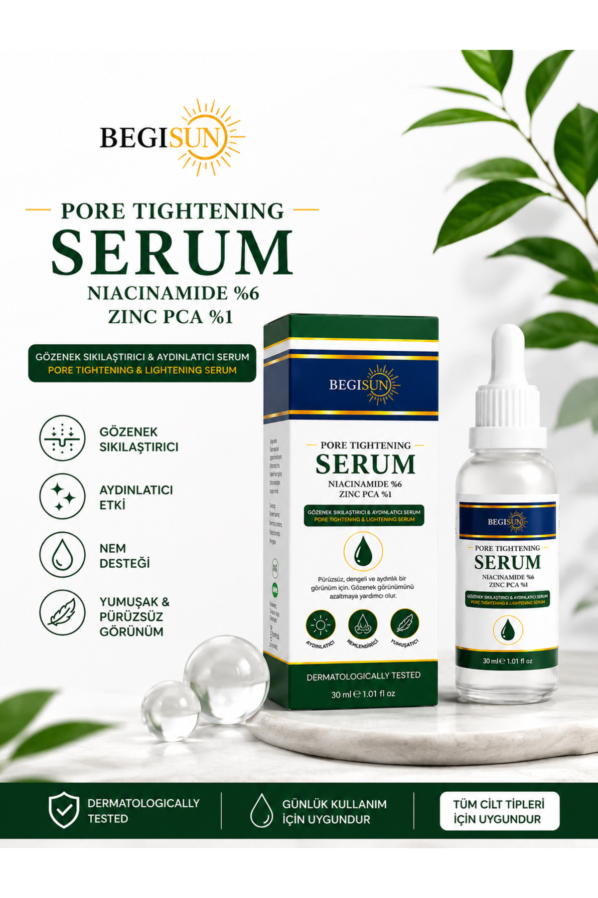 Serum | Hyaluronik Asit & B5 & Yoğun Nem | Tüm Cilt Tipleri — 2026NEMLENDIRICI — تصویر 4 از 8