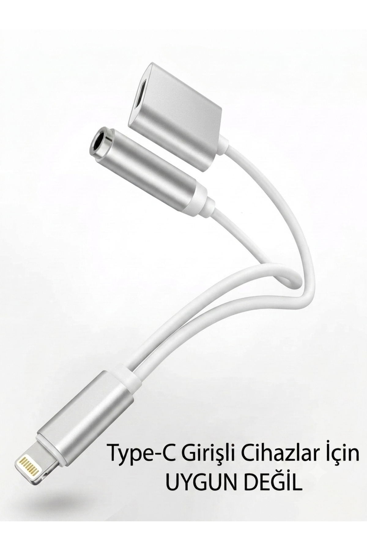Apple iPhone 14 13 12 11 X 8 7 Uyumlu Kulaklık Çevirici Lightning Dönüştürücü Bluetooth Gerektirmez