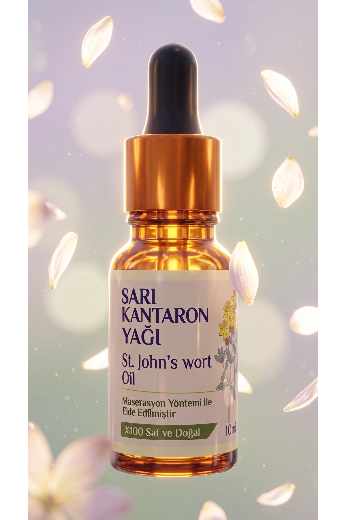 Sarı Kantaron Yağı 10 ml / %100 Saf Ve Doğal / St. John's Wort Oil — A1-Kantaron-yag-10 — تصویر 7 از 8