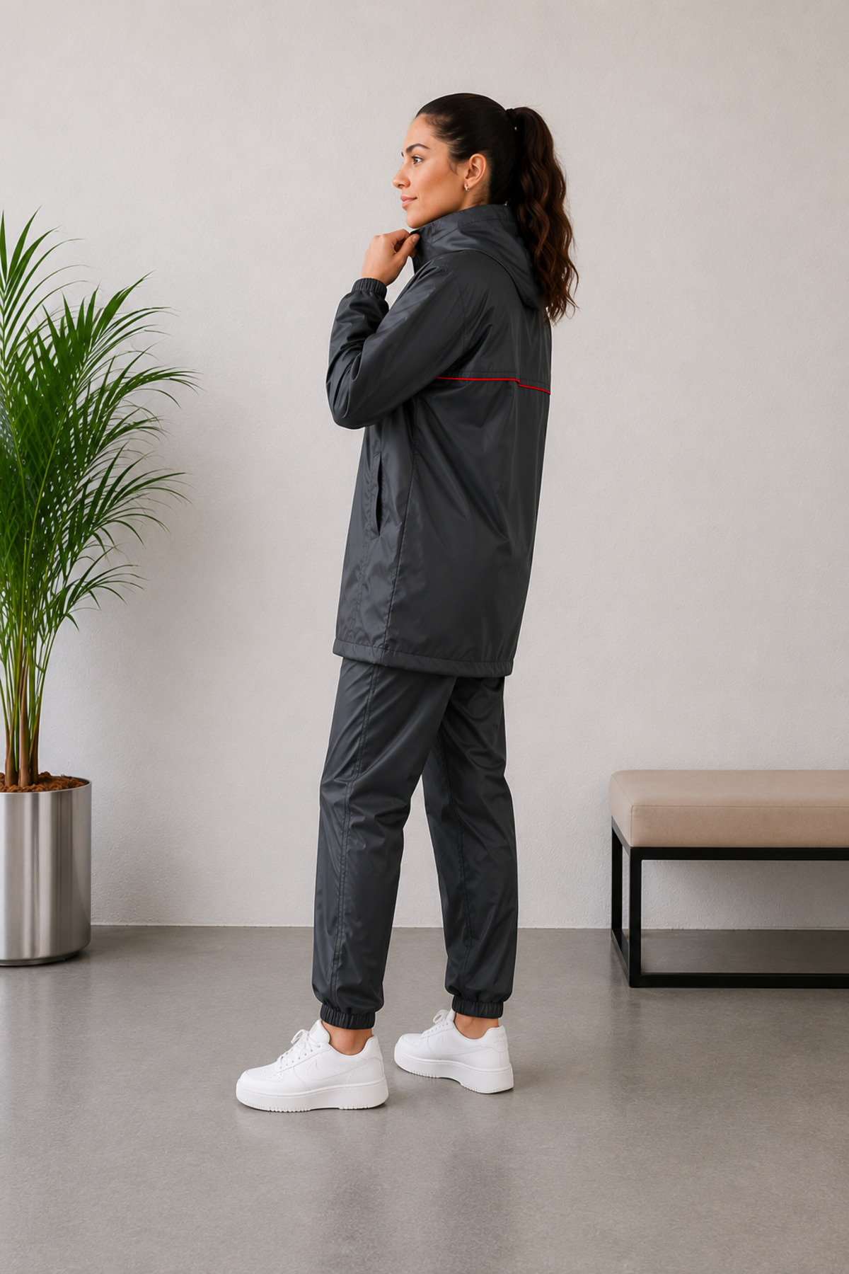 Tunik Model Sauna Eşofmanı — خاکستری 8681421050229 — تصویر 3 از 4