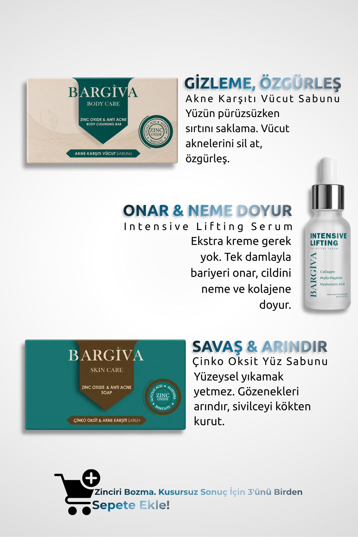 Intensive Lifting Yaşlanma Karşıtı Tri-Active Kolajen, Multi-Peptit ve Hyalüronik Asit Cilt Bakım Serumu 30 ml - Sıkılaştırıcı & Yoğun Nemlendirici — bargitrıactvsrm — تصویر 7 از 8
