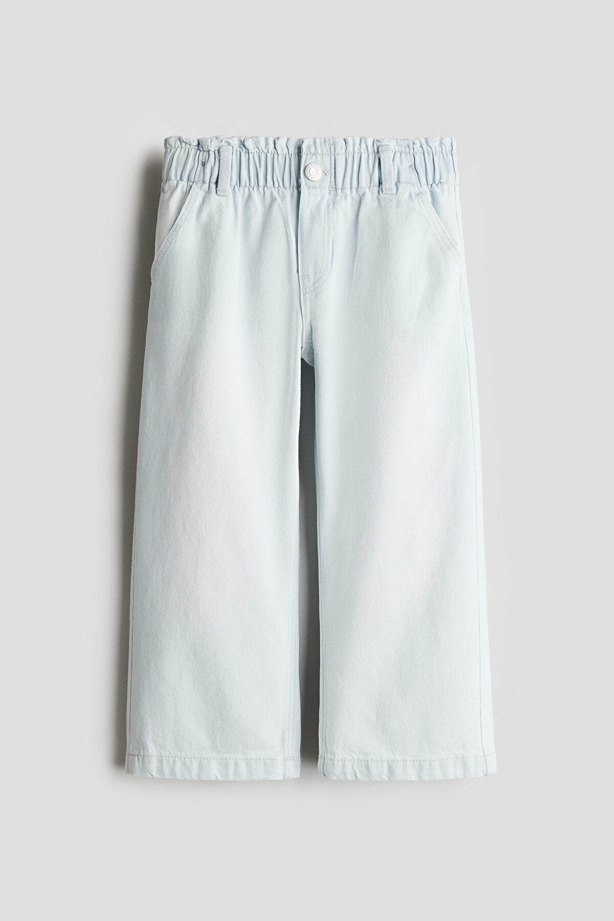 کیف دستی کاغذی پا پهن با کمر جین اچ اند ام شلوار H&M