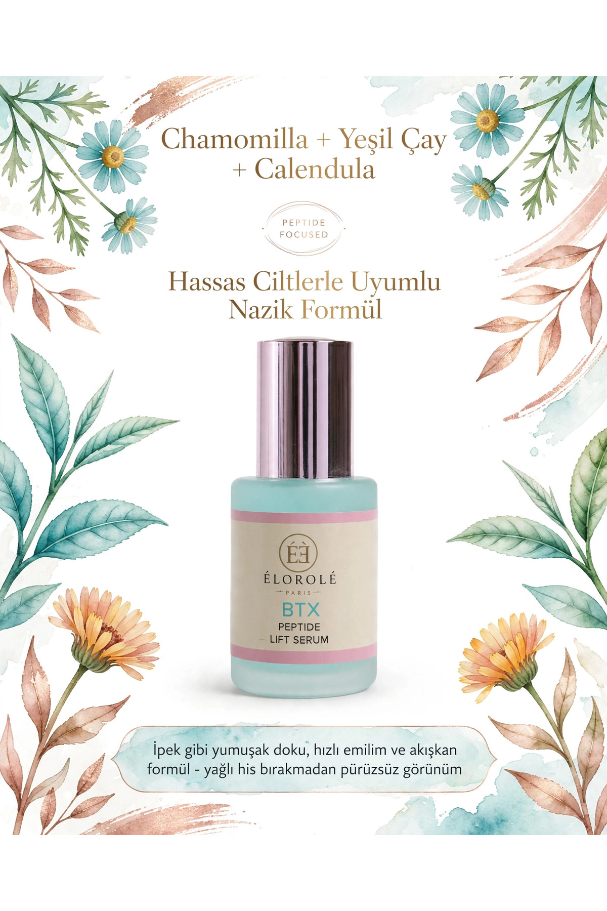BTX Peptide Lift Leke Serum - Yaşlanma Karşıtı Görünüm, Kırışıklık ve İnce Çizgi Görünümünü Azaltmaya Yardımcı, Peptitli Dolgun ve Sıkı Görünüm — 8685260664012 — تصویر 7 از 8