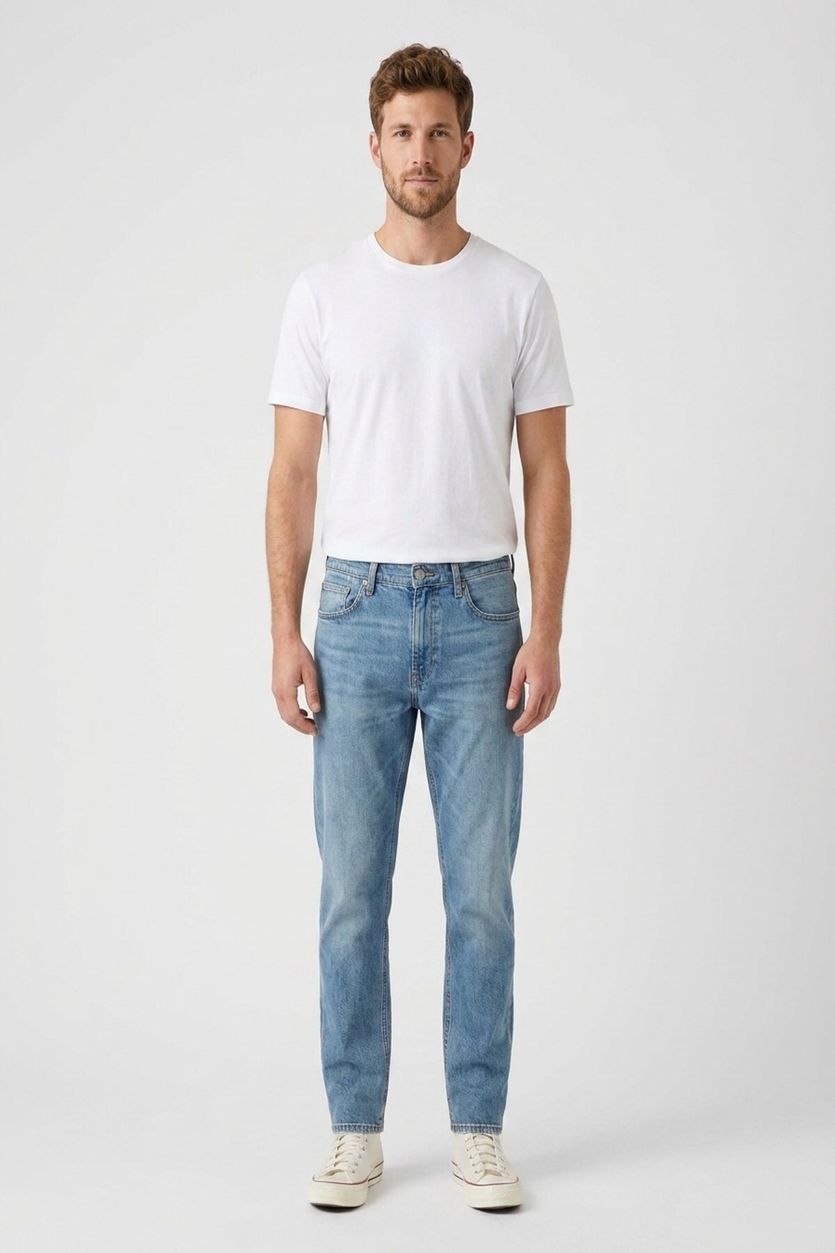512™ SLIM TAPER THE NEW BLUE ERKEK MAVİ JEAN KOT PANTOLON 28833-1427