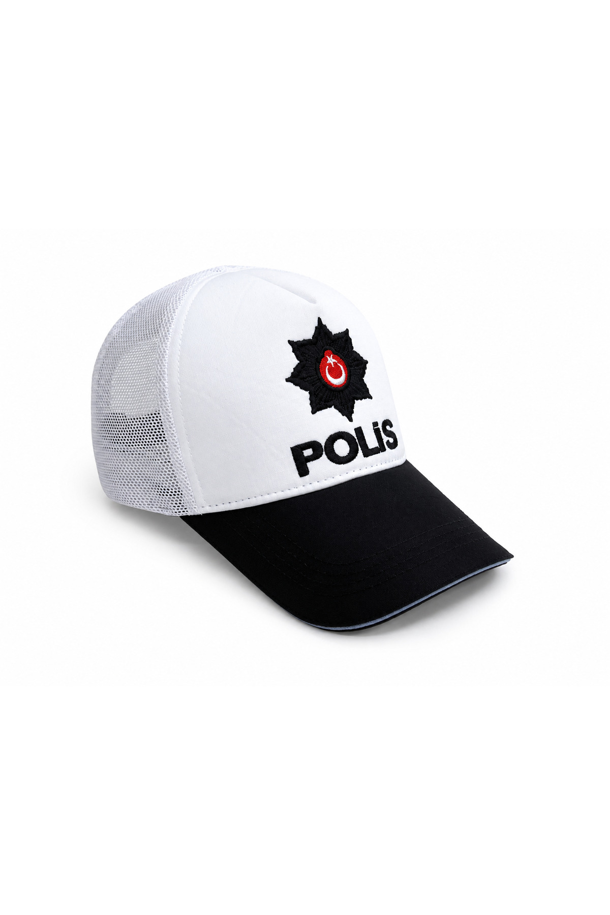 ÖZDEMİR ŞAPKA POLİS YAZLIK TRAFİK MAVİ ŞERİTLİ görsel 3