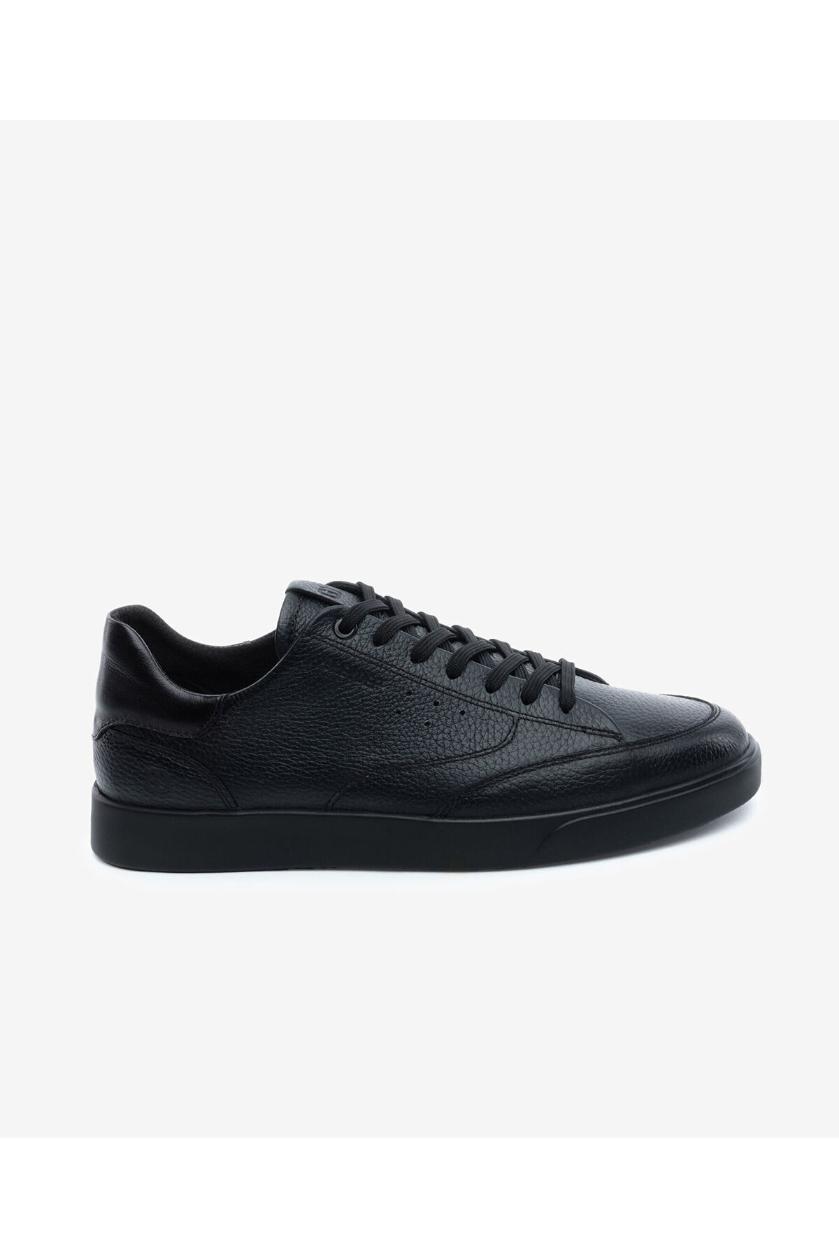 Erkek Siyah Hakiki Deri Sneaker Ayakkabı 5Y1CA64676