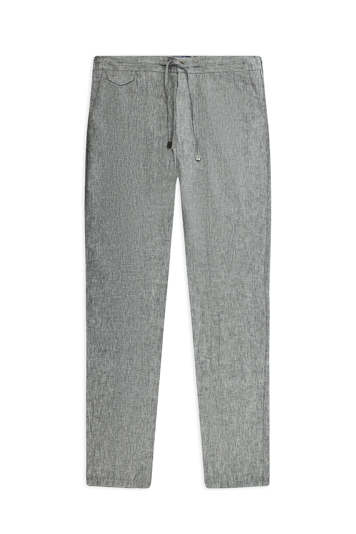 Abdullah Kiğılı Regular Fit Standart Kesim Beli Lastikli İpli Keten Jogger Pantolon — مشکی AY233RJ0DZ002