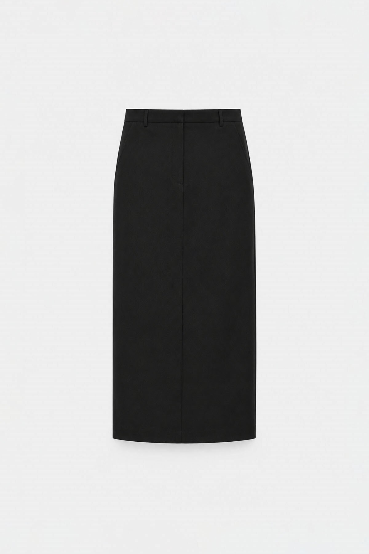 Suud Collection Siyah Mina Maxi Etek görsel 4