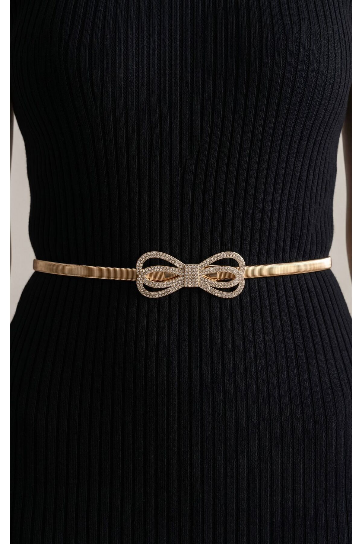 Women's Gold Imported Spring Flexible Belt Waist Belt for All Sizes Spring Belt Dress Belt Jacket Belt