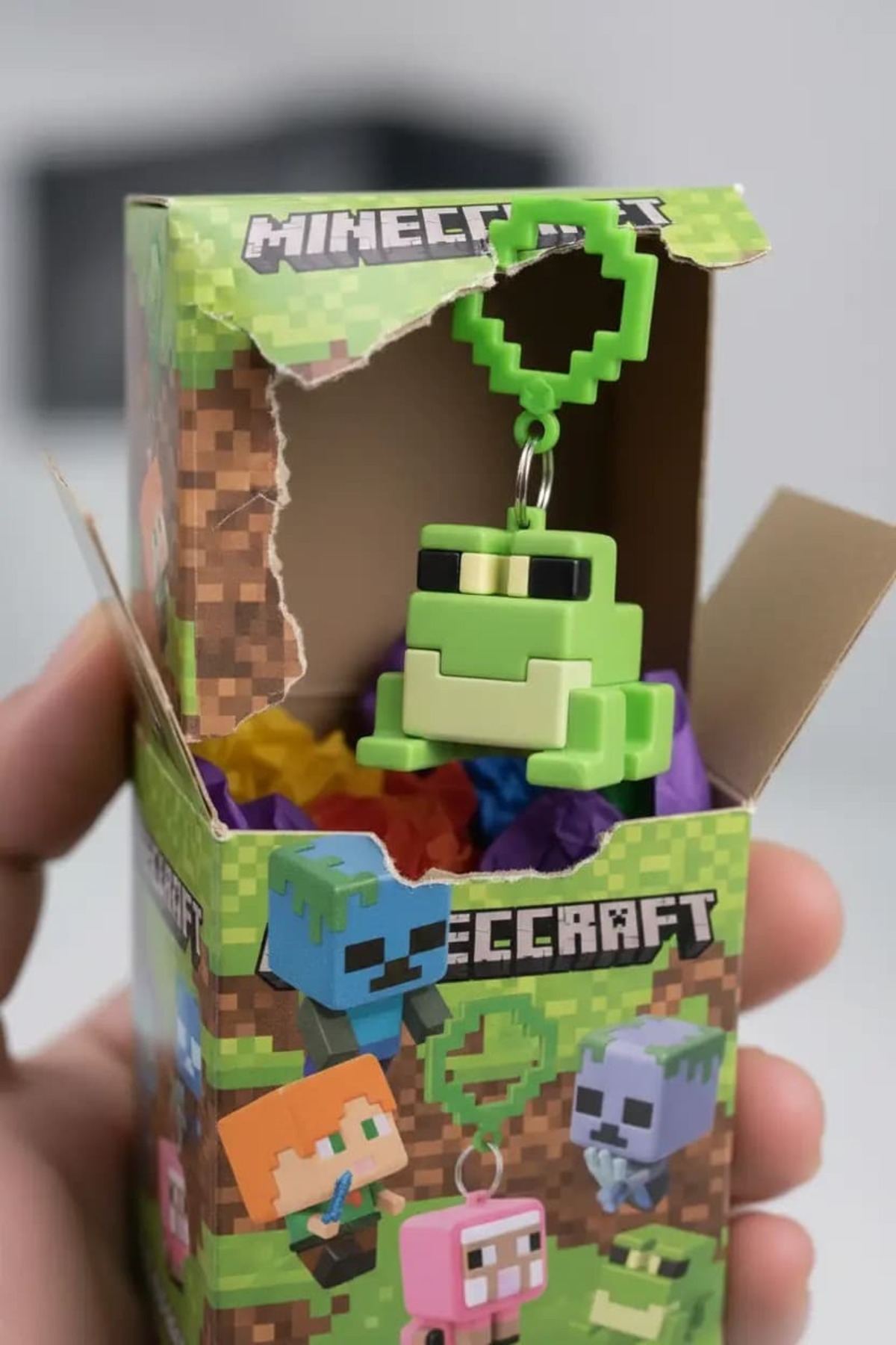 Minecraft Serisi 4 Sürpriz Anahtarlık ve Çanta Askısı