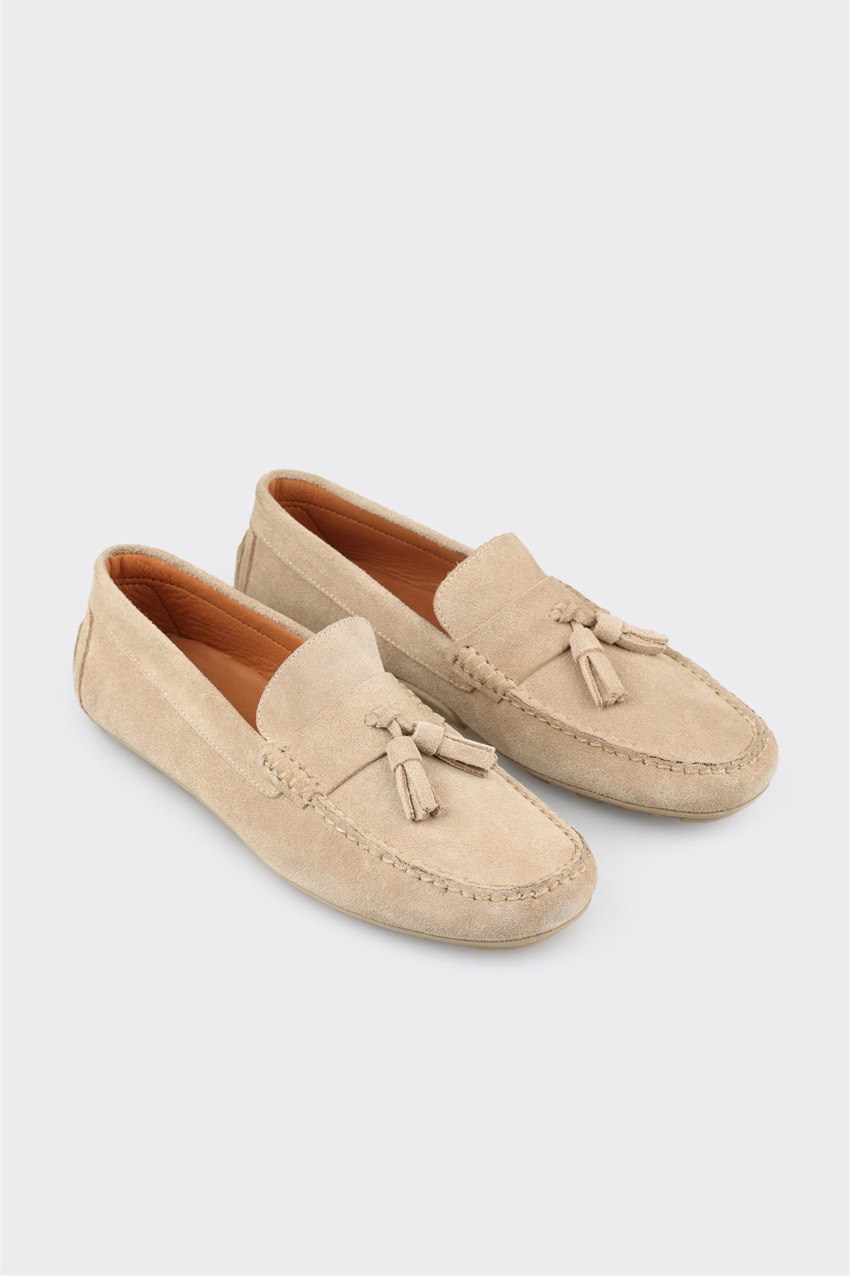 Elle Shoes Bej Deri Erkek Günlük Ayakkabı görsel 2