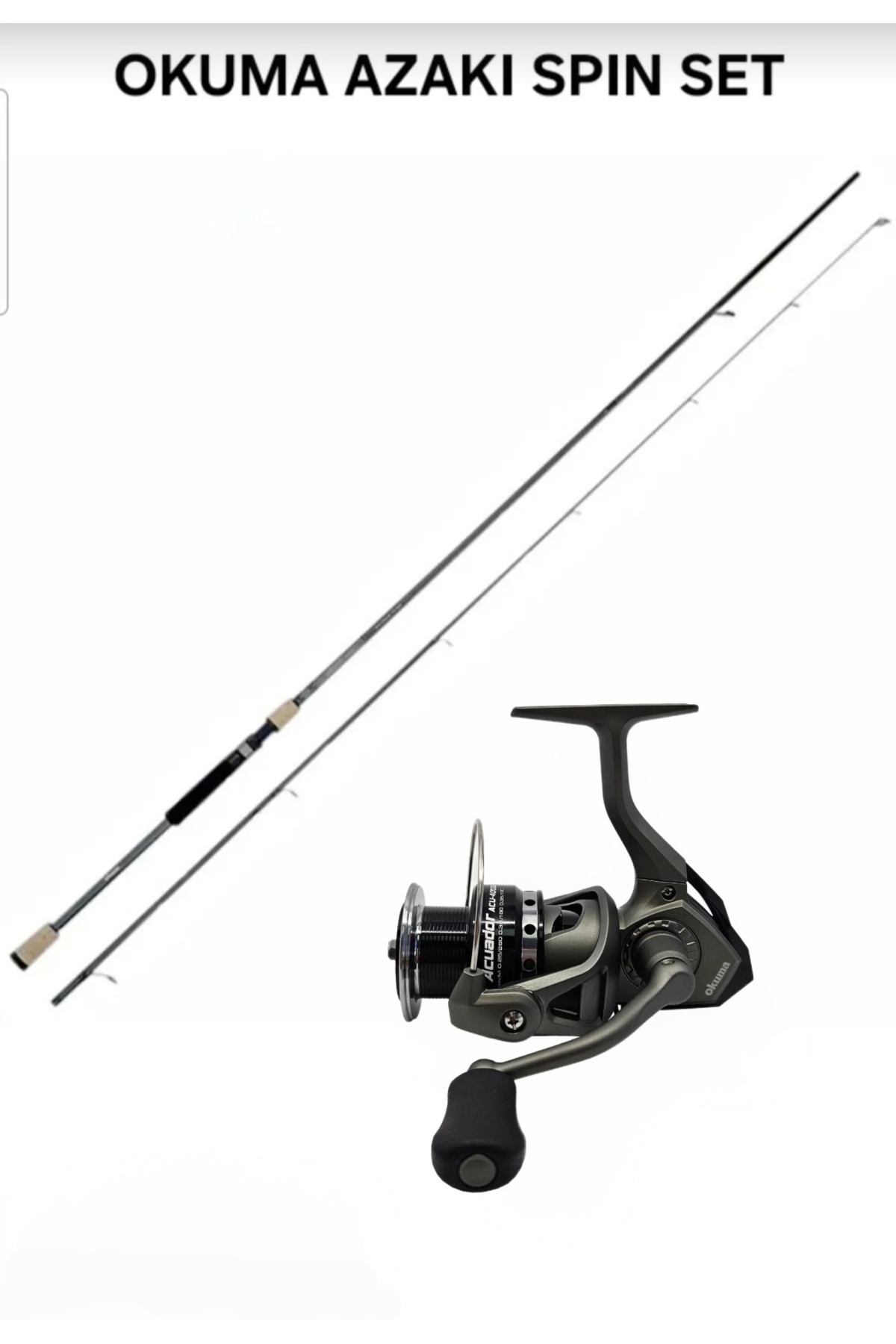 あき Okuma Azaki Spin 274 cm 12-35 gr 2 Parça Spin Kamışı+Okuma Acuador