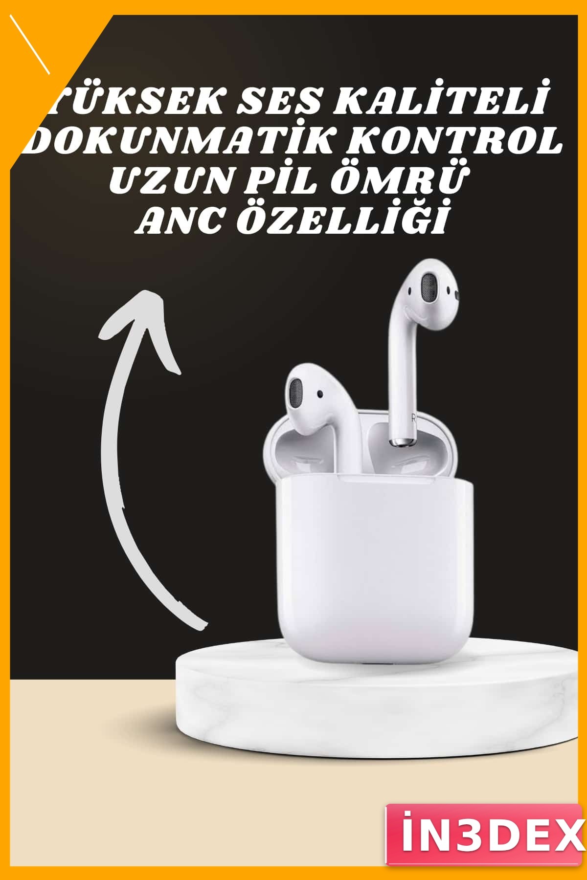 Akıllı Saat ve Kablosuz Kulaklık Seti 7 Kordonlu 2. Nesil