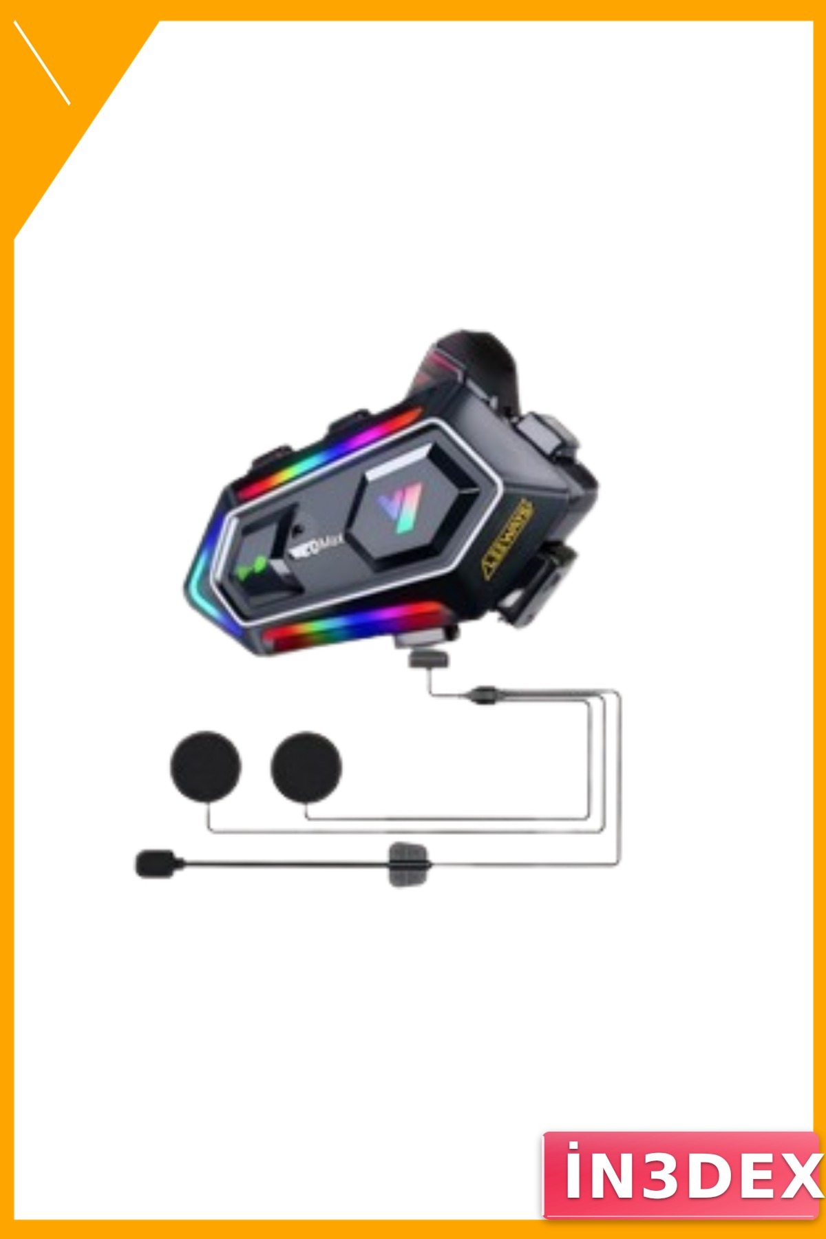 Motosiklet Kask İçi Bluetooth Kulaklık BT5.3 25 Saat Pil IPX6