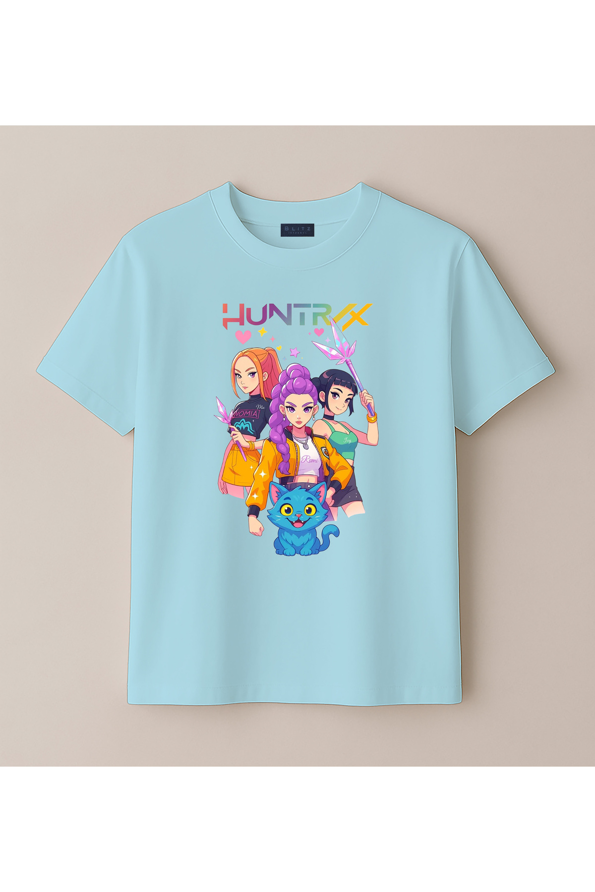 Kpop Demon Hunters demon hunters Printed Long Sleeve Girl T-Shirt 4-13 Years - Huntr/X