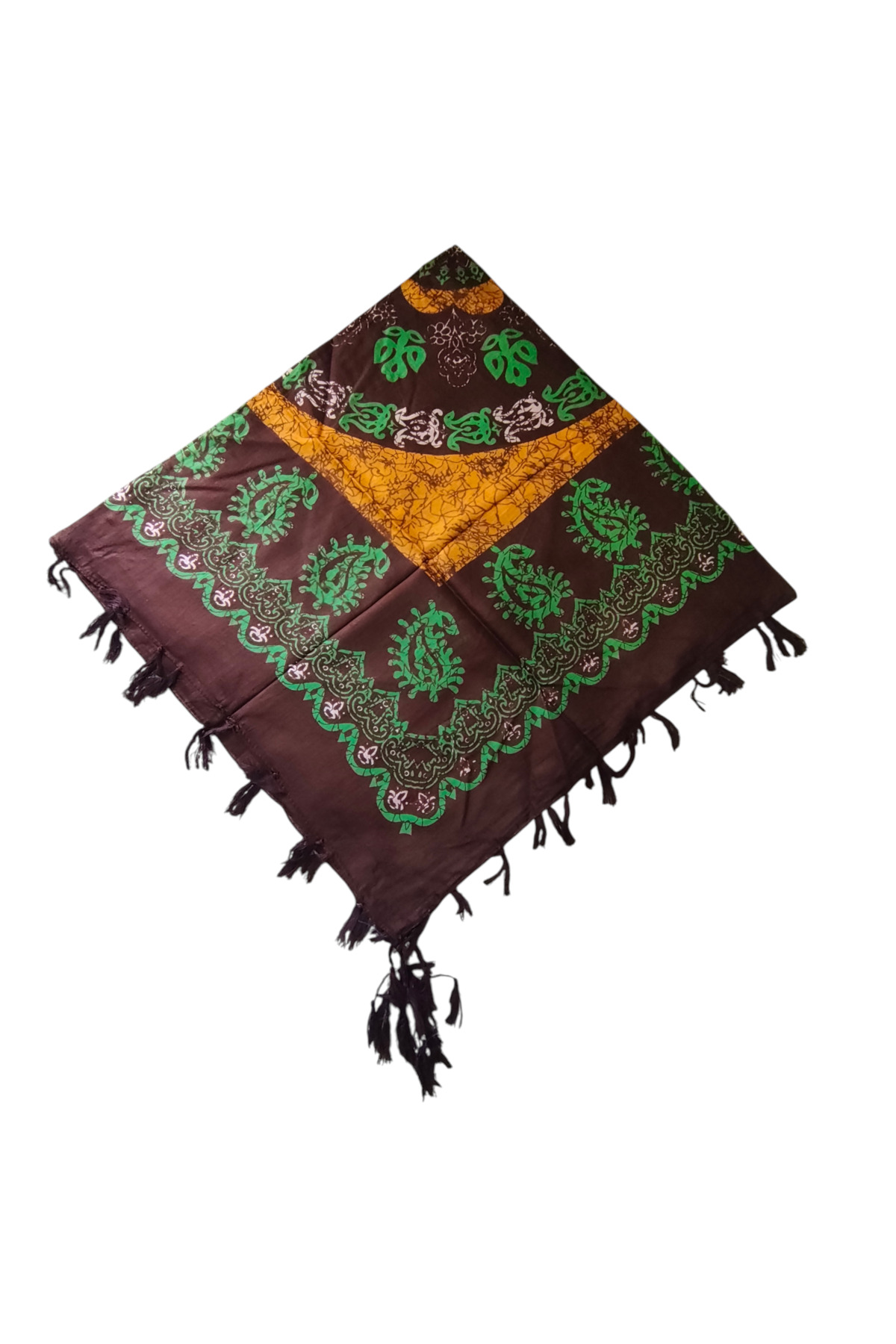 KAHVE HINT İPEK EŞARP 110 LUK