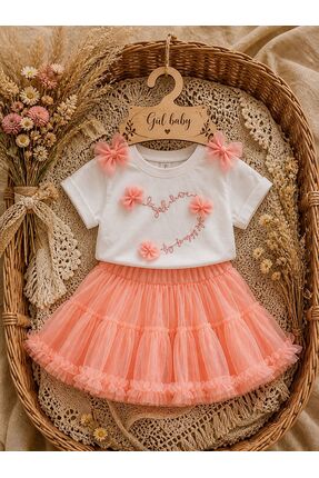 GÜL Baby KIZ ÇOCUK TÜTÜ ETEKLİ TAKIM