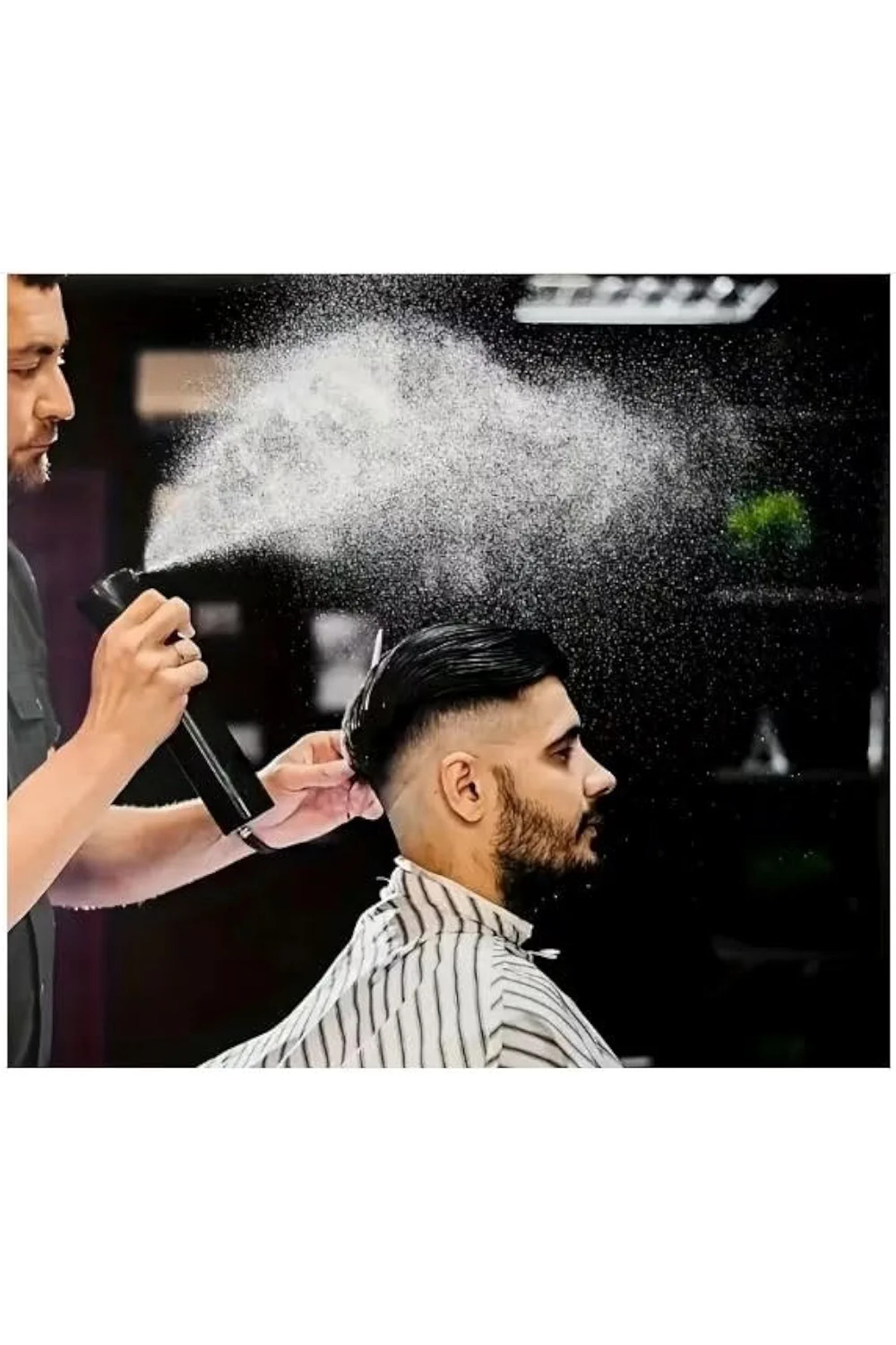Berber Sprayer Otomatik Sprey Şişesi, Kuaför Profesyonel Suluk, Ultra İnce Sisleme, Saç Bakımı — مشکی ggij46dgy — تصویر 2 از 4
