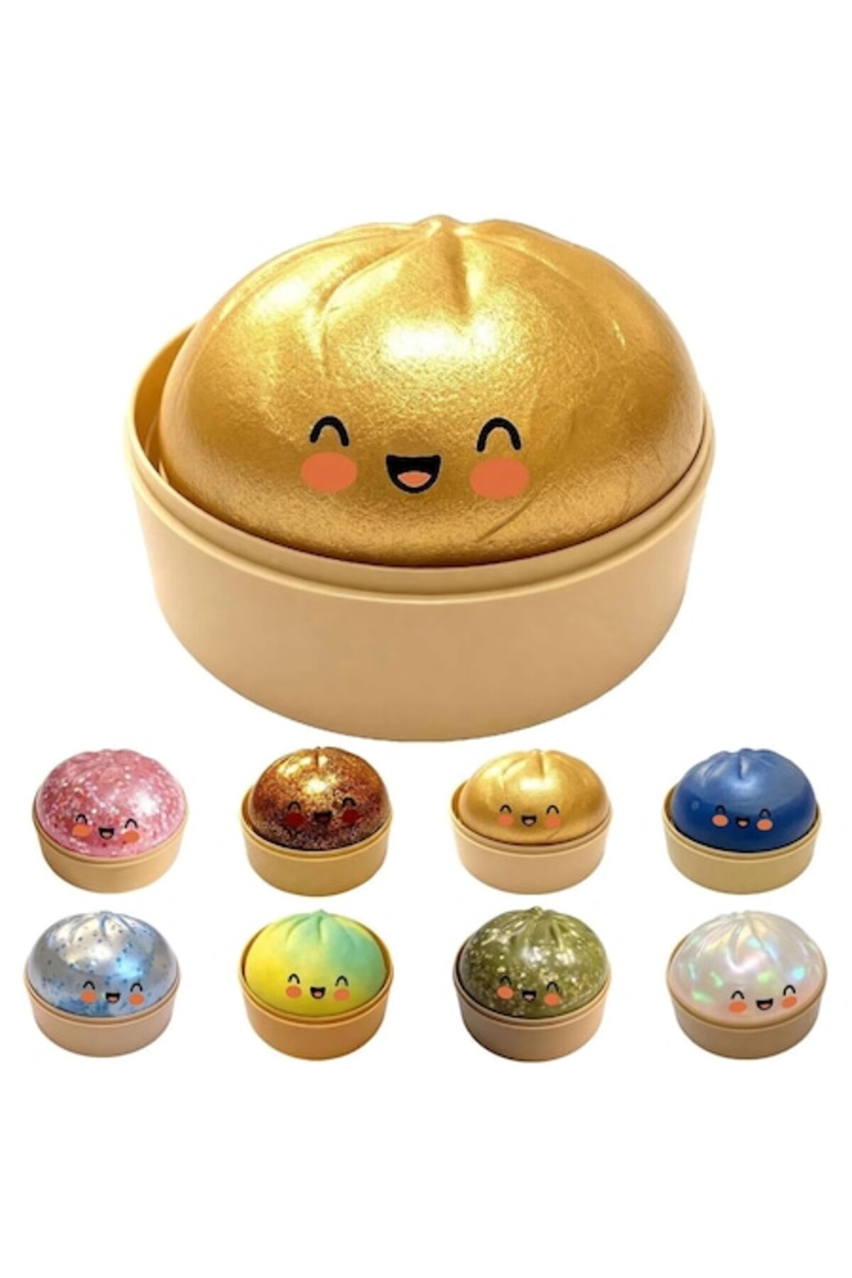 SIGMA TOY Set de 2 jucării antistres pentru copii, BimBimBo, Squishy Dumpling...