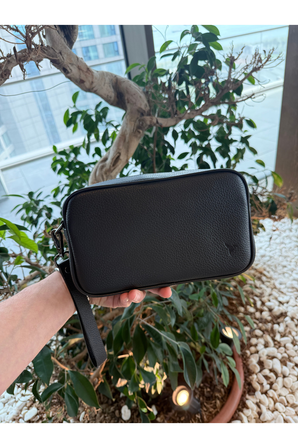 VOLEXO PELLE Premium Hakiki Deri Erkek El Çantası