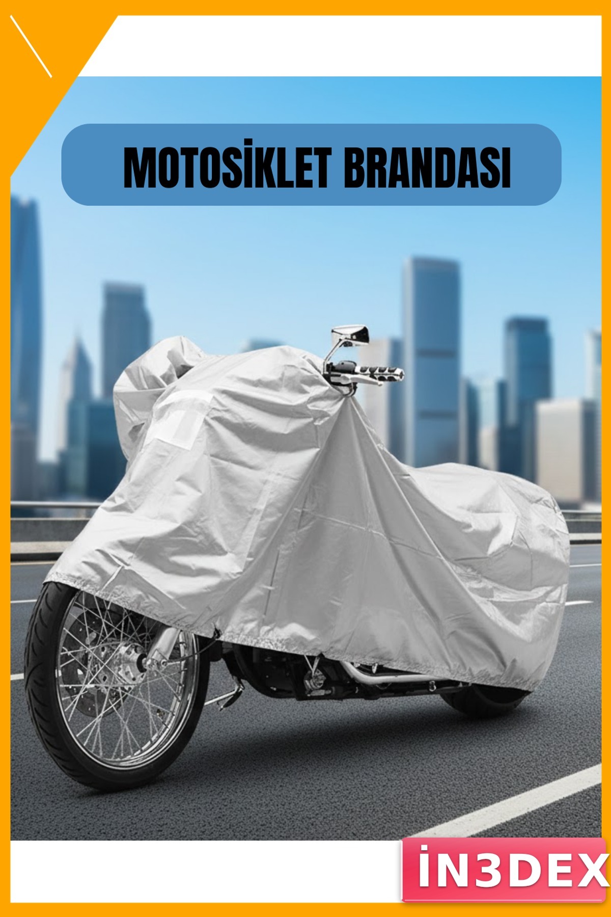 Su Geçirmez Motosiklet Brandası Çizmez Terleme Yapmaz Dört Mevsim Koruma