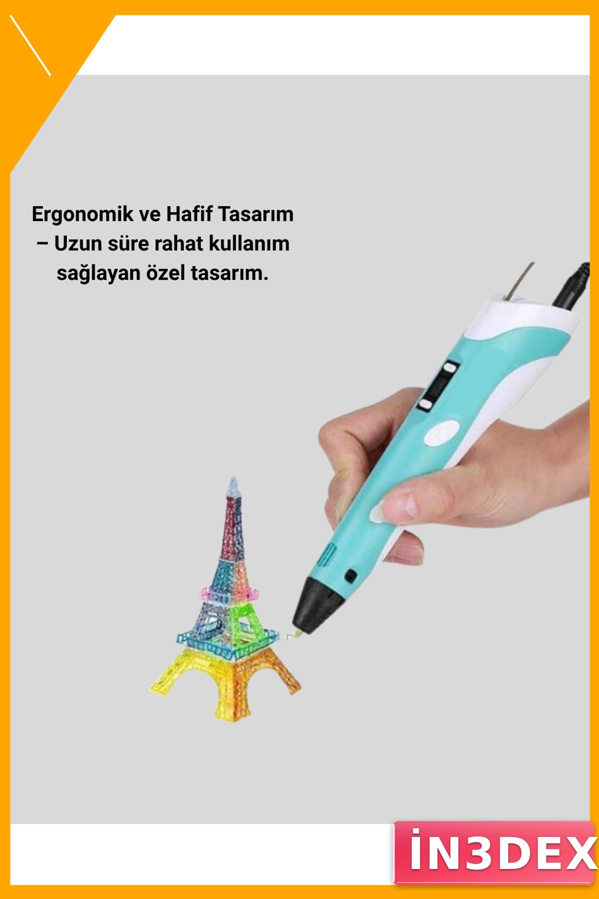 3D Yazıcı Kalem ABS PLA Uyumlu FDM Teknolojisi 1.75mm Filament
