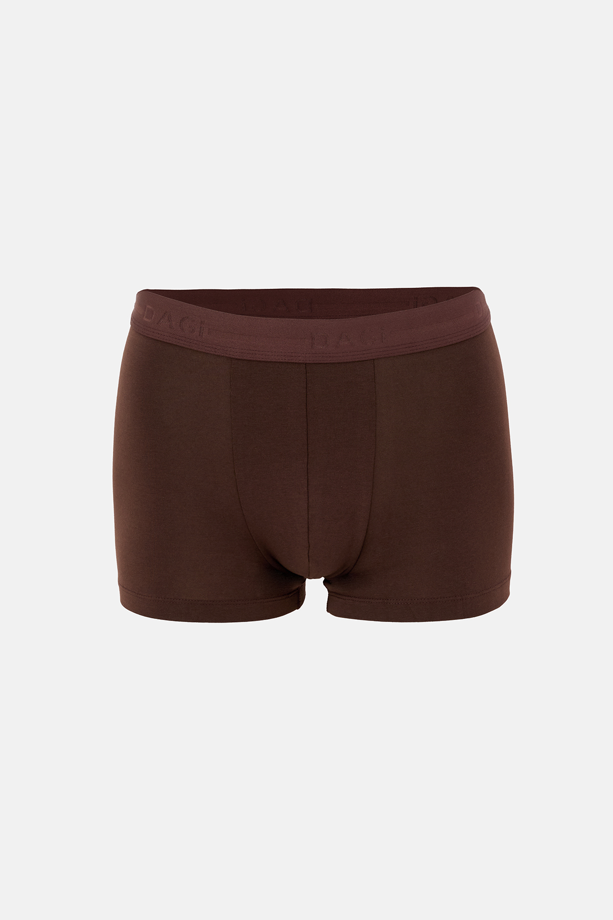 Dagi Kahverengi 2'li Desenli Pamuk Boxer görsel 5