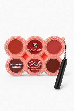 beautycity Beauty City Cheeky Cream Blush Set 6’lı Allık Paleti