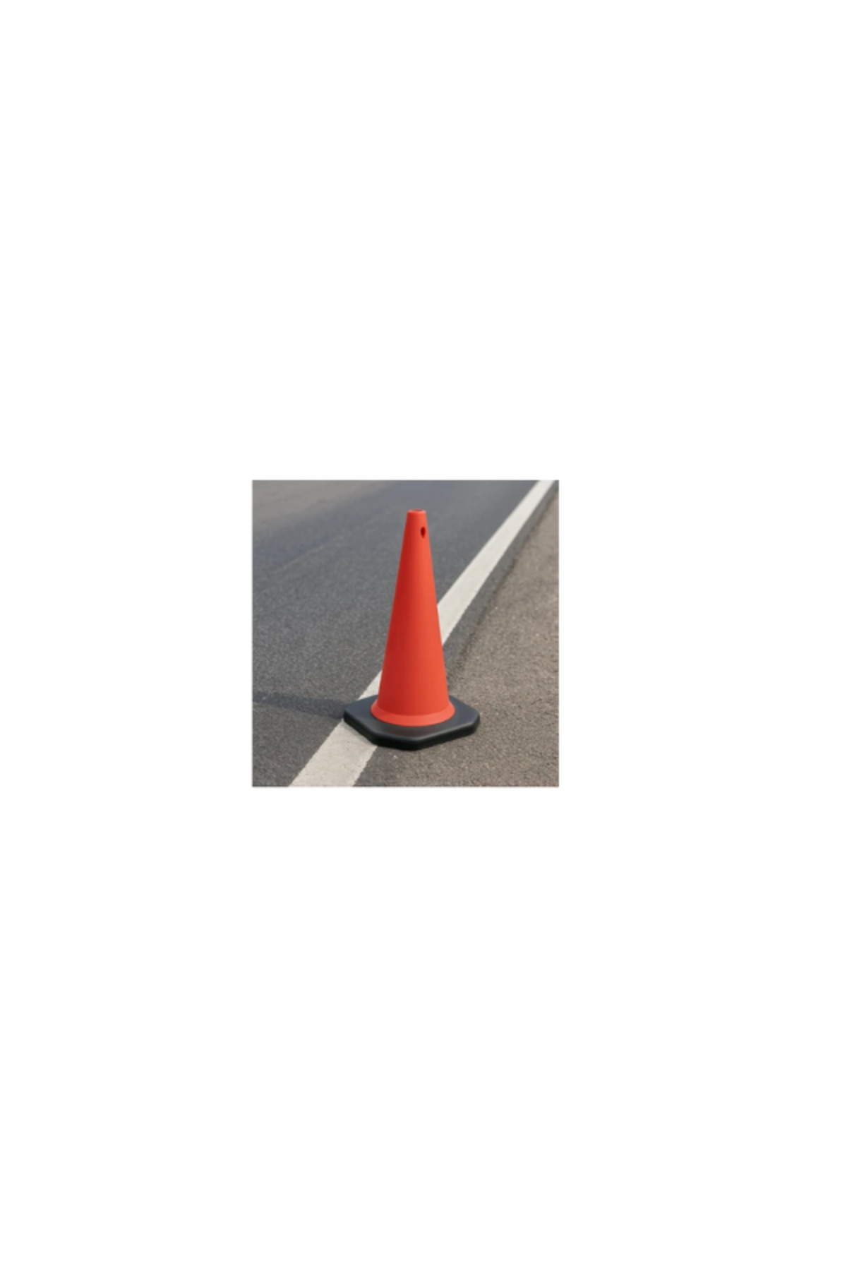 ZT702808A6 – 75 cm Pvc Trafik Konisi | Ağırlıklı – Reflektifsiz 2