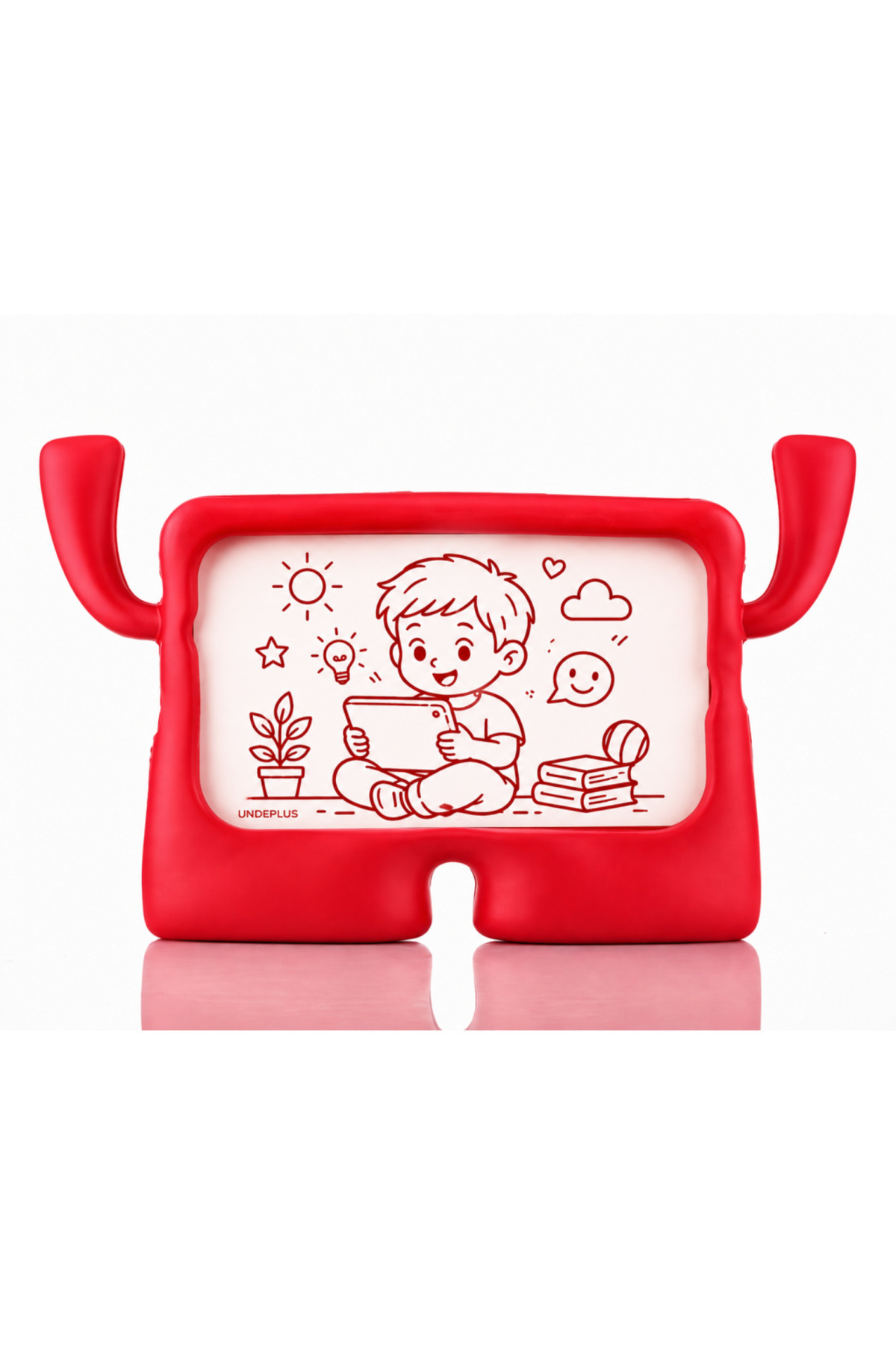 Galaxy Tab A9 Plus / A11 PLUS Compatible Case Kids Silicone Case Red