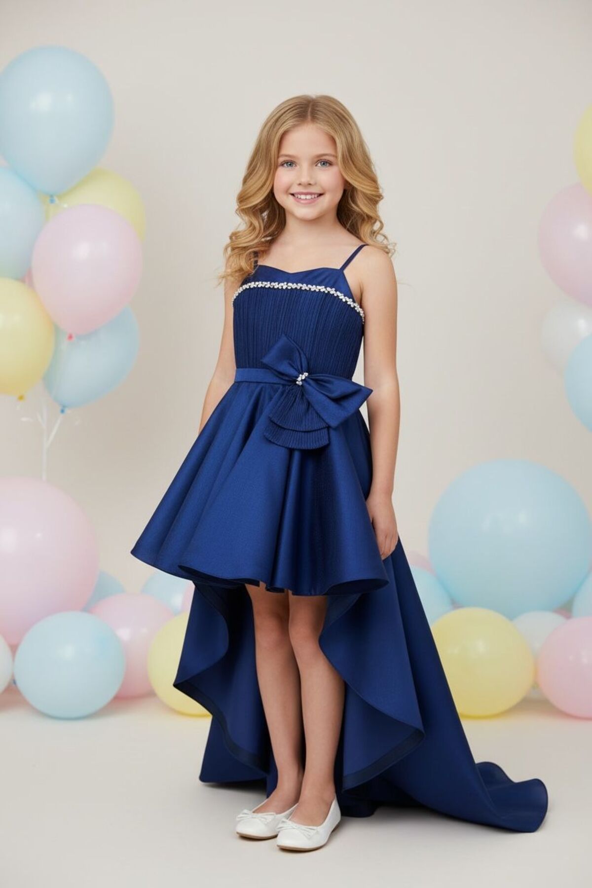 Lidya Kids KIZ ÇOCUK MEZUNİYET ELBİSESİ