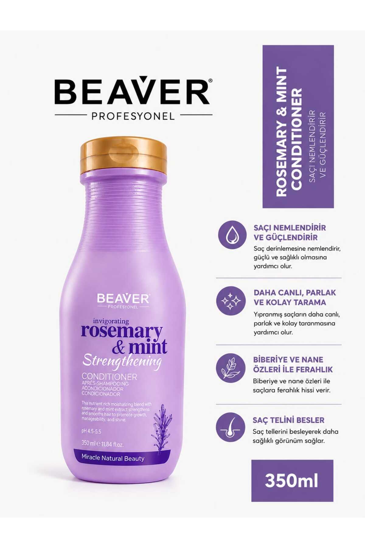 Beaver ROSEMARY&MİNT SAÇ KREMİ — ROSEMARRY&MİNT SAÇ KREMİ 350 ML