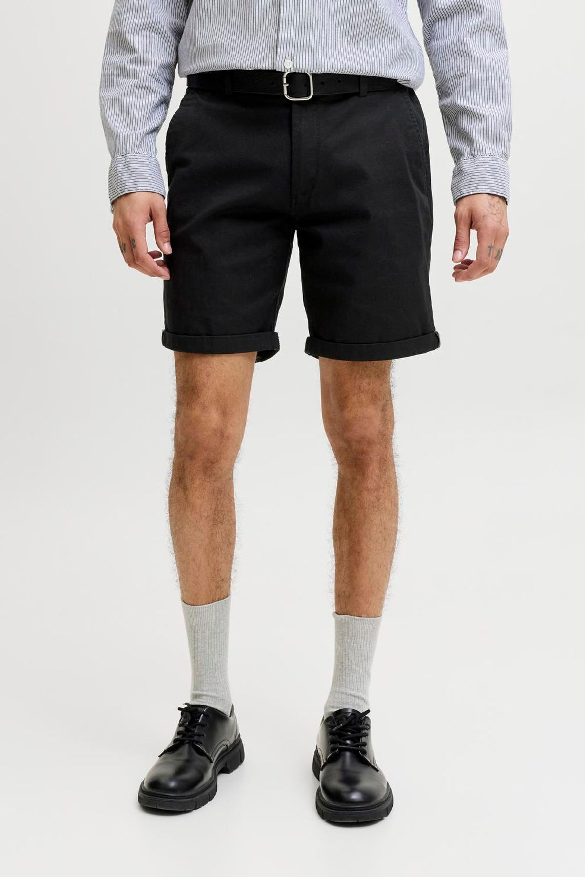 شلوار مردانه چینو سایز متوسط ​​- فیوری جک اند جونز شلوارک برمودا Jack & Jones