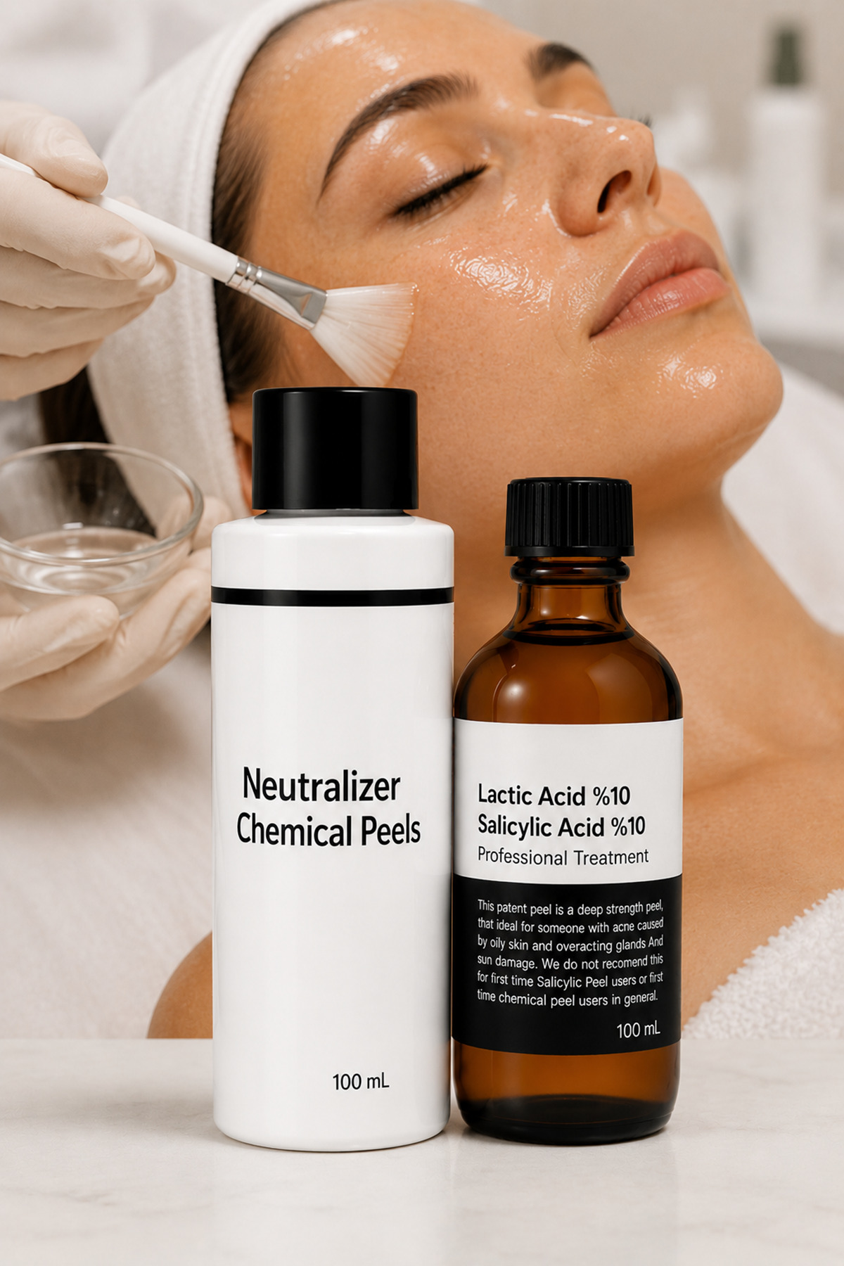 Hibrit Peel + Nötralize Profesyonel Kimyasal Peeling Bakımı ile Daha Aydınlık, Pürüzsüz ve Sağlıklı Görünümlü Bir Cilt Deneyimi — yb33 — تصویر 5 از 7