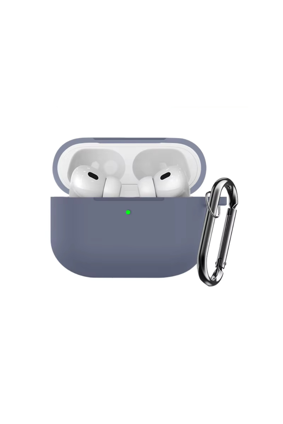 Airpods Pro and Pro 2 Compatible Silicone Case Fully Compatible Earphone Case with Metal Hook