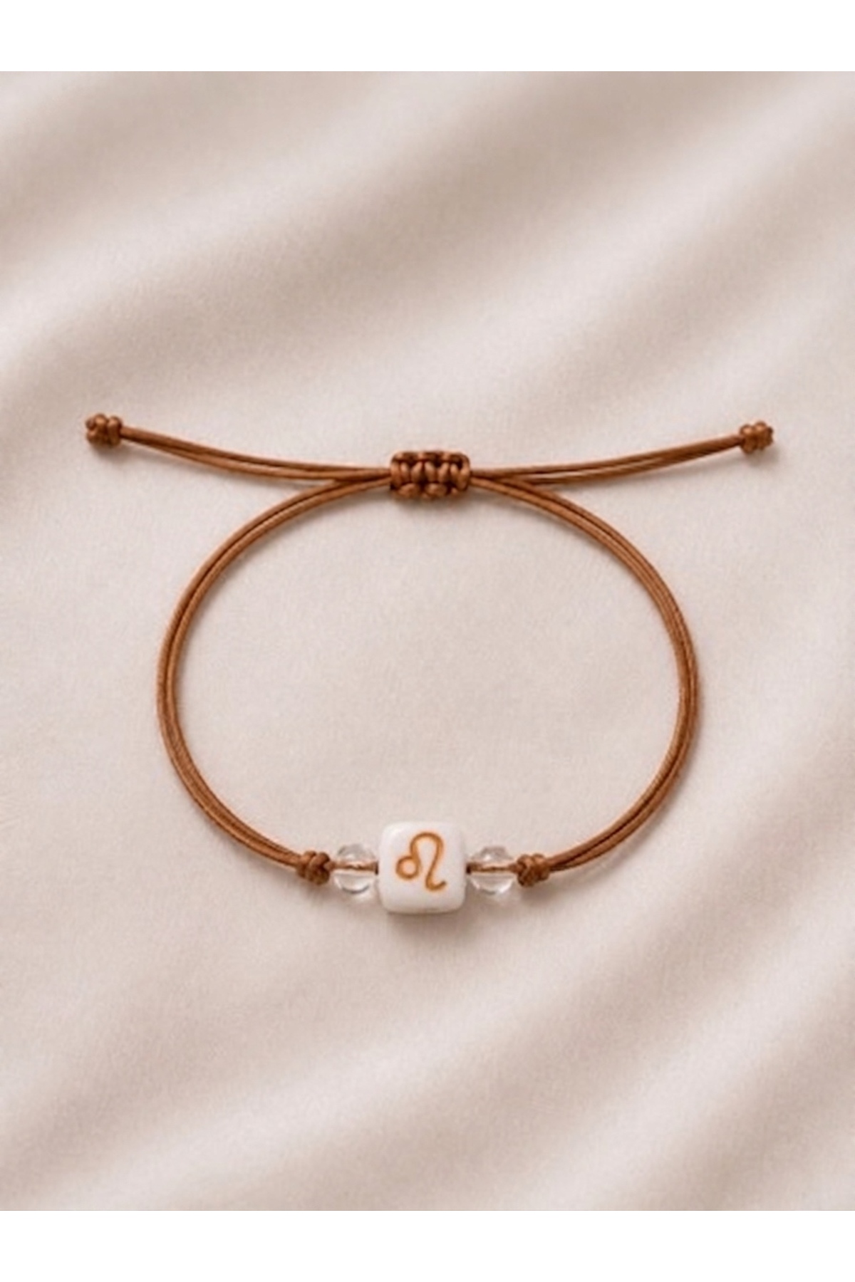 ☆LEO☆ Femenino Leo Zodiac Sign Gold Thread Adjustable Handmade Bracelet