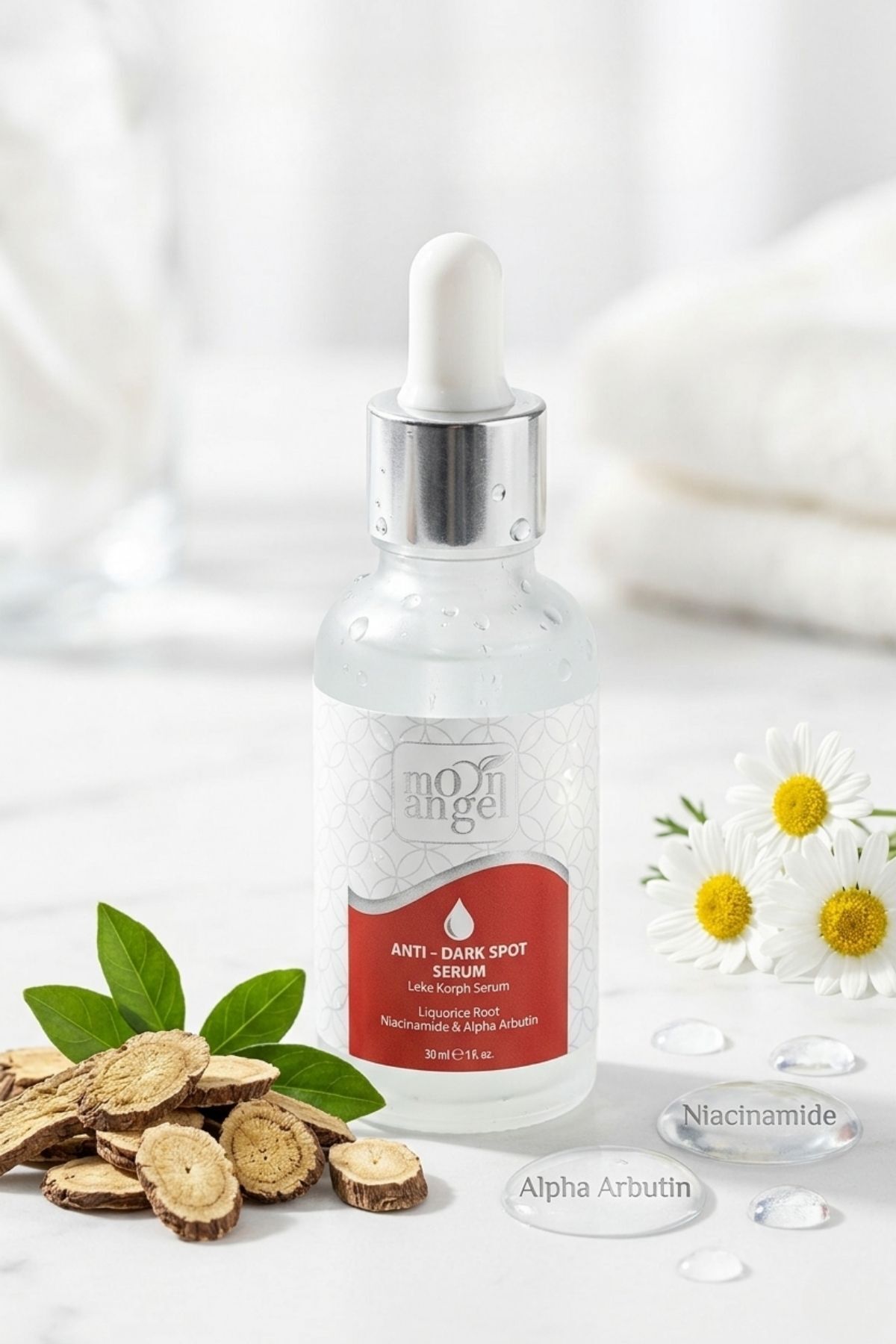 Anti Dark Spot Serum 30 ml Lekeli Ciltler İçin Cilt Tonu Eşitleyici Yüz Serumu (Arbutin + Niacinamide) — görsel 2