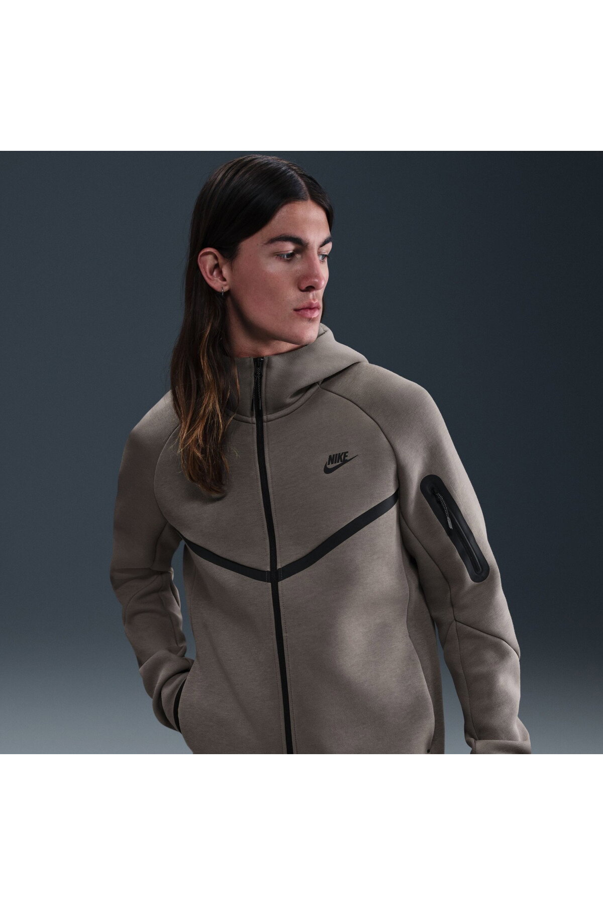 سویشرت مردانه Tech Fleece Windrunner HV0949-289 نایکی سویشرت اسپرت Nike