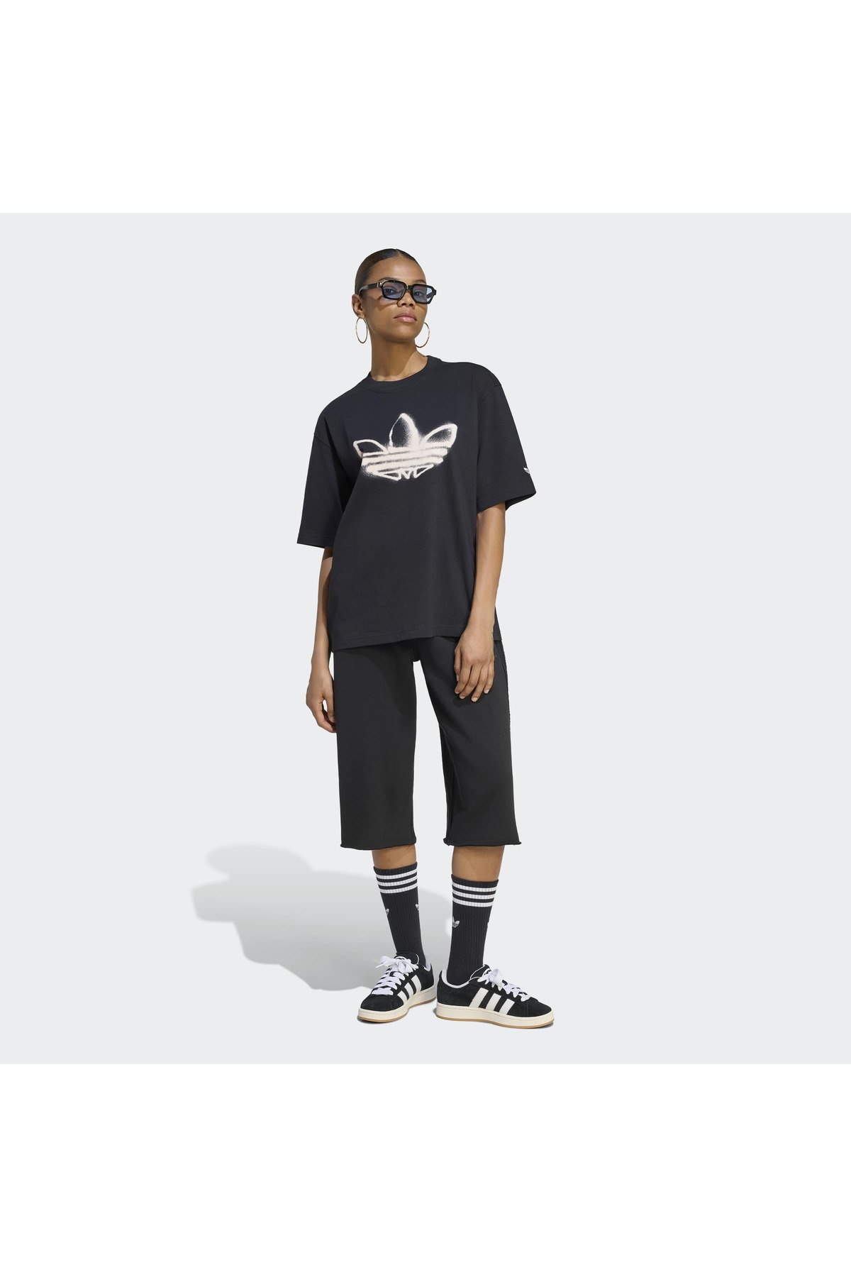 adidas Gltr Tref Tee Kadın Spor Grafik Desen T-shirt KS2363 görsel 3