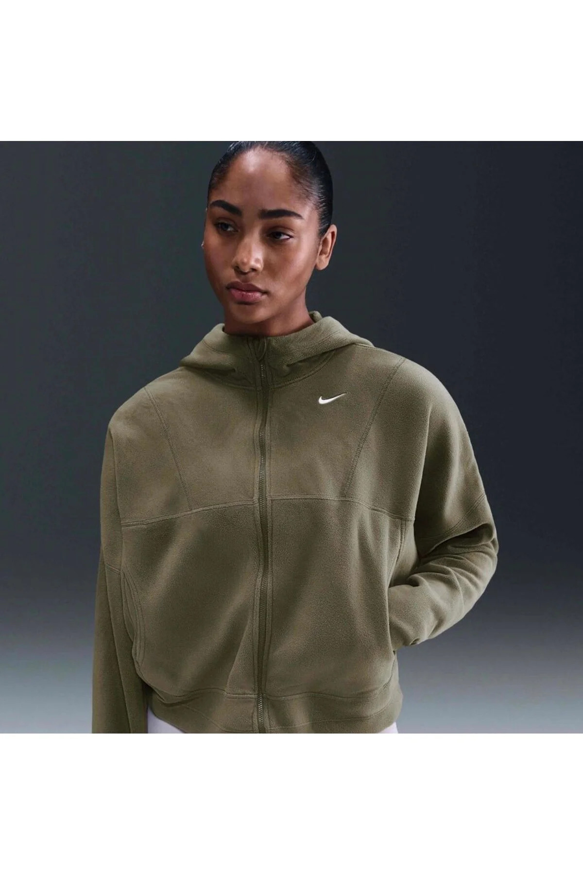 Nike One Therma-Fit Polar Kadın Kapüşonlu Hoodie HV36-ERN-98-222 --SPORTİKS--