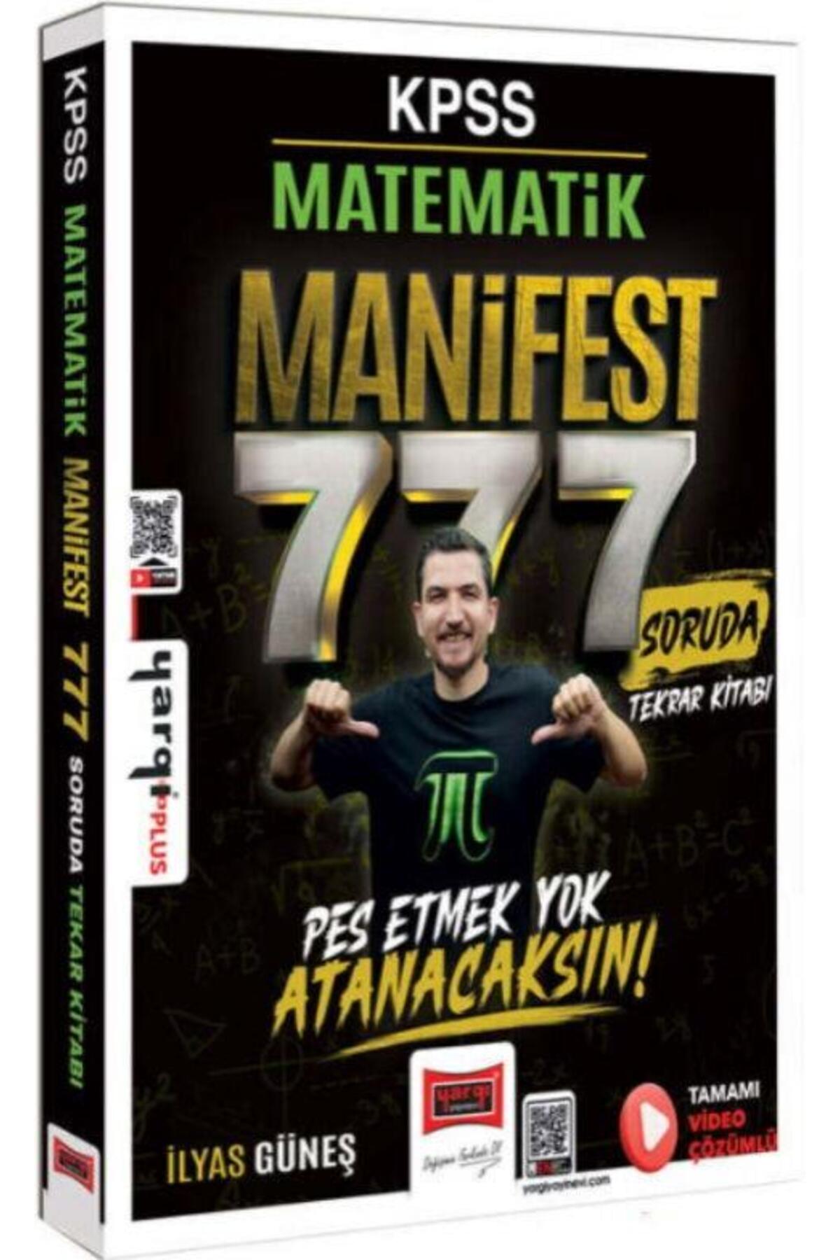 Yargı Yayınları KPSS Matematik Manifest Serisi 777 Soruda Tamamı