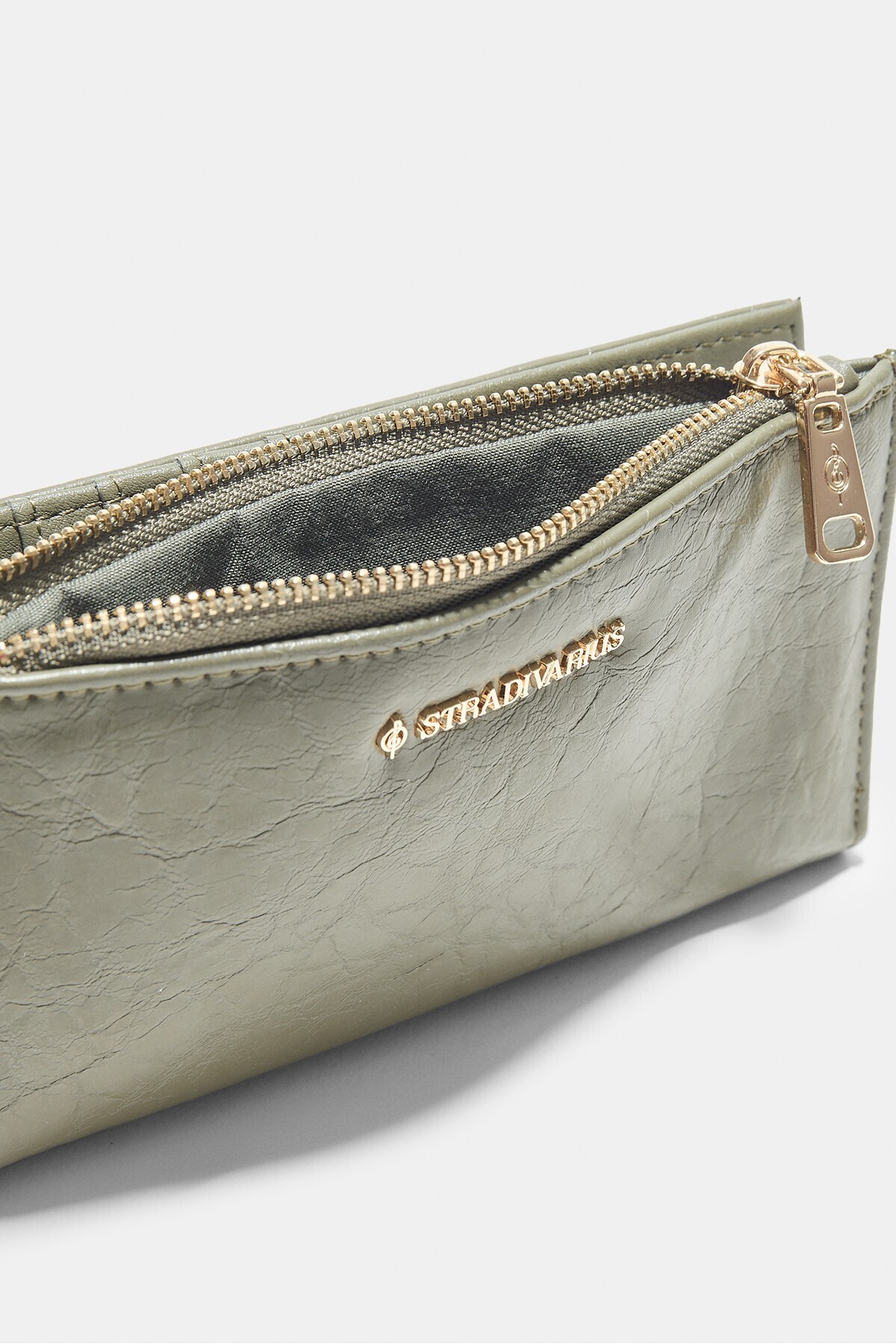 Stradivarius Basic fermuarlı cüzdan görsel 4
