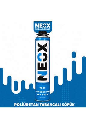 NEOX T840 Tabancalı Poliüretan Montaj Köpüğü (Koli 16 x 750ml)